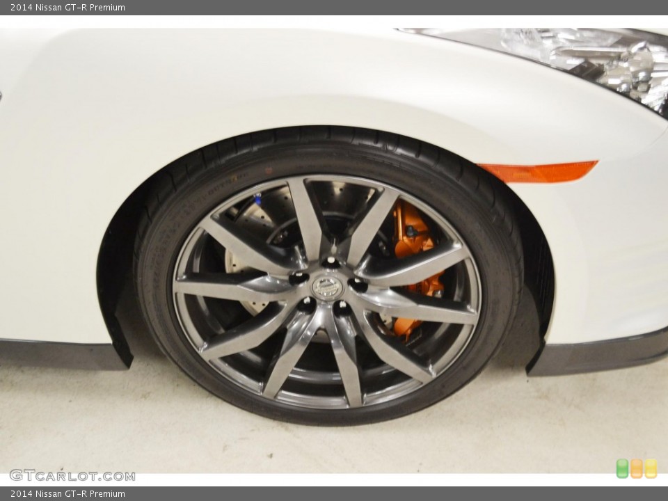 2014 Nissan GT-R Premium Wheel and Tire Photo #84393561