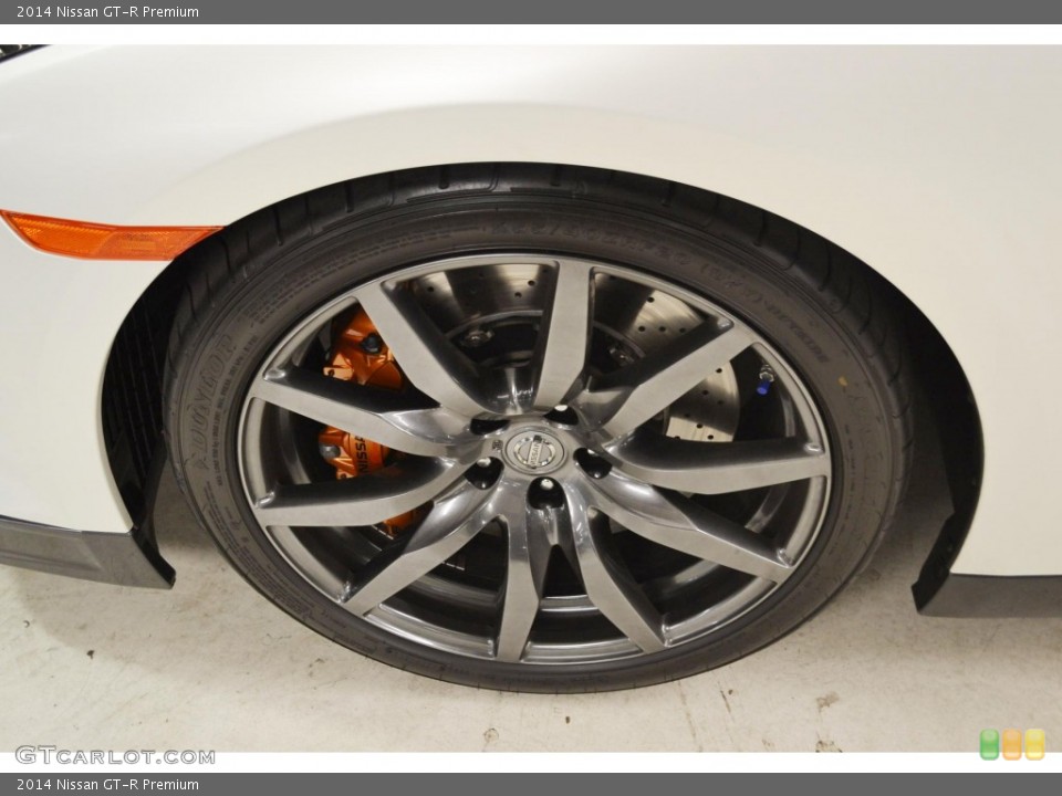 2014 Nissan GT-R Premium Wheel and Tire Photo #84393762