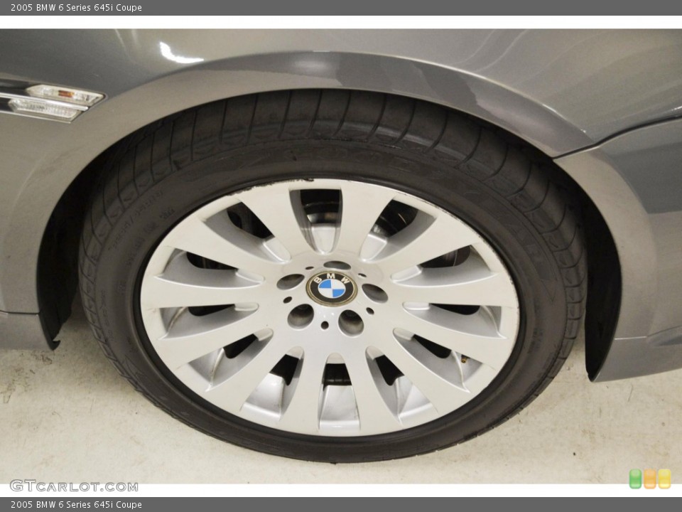 2005 BMW 6 Series 645i Coupe Wheel and Tire Photo #84396195