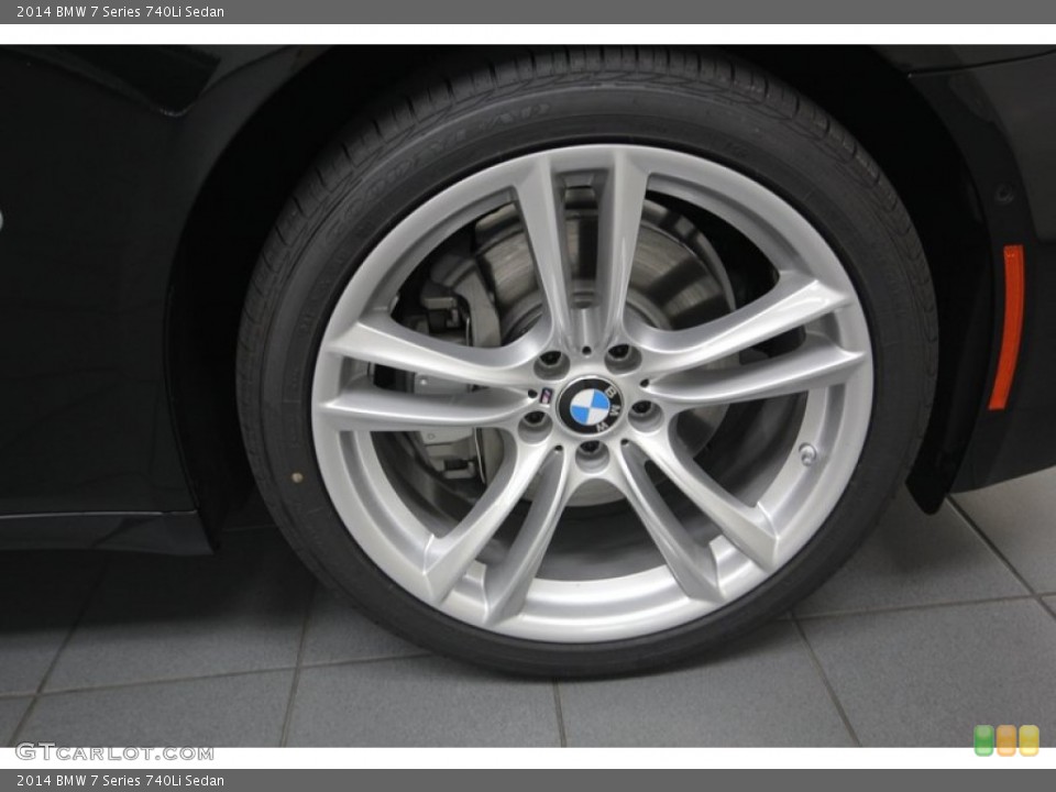 2014 BMW 7 Series 740Li Sedan Wheel and Tire Photo #84402918