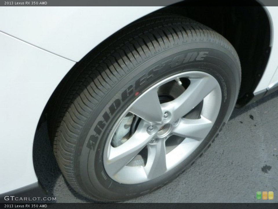 2013 Lexus RX 350 AWD Wheel and Tire Photo #84406529