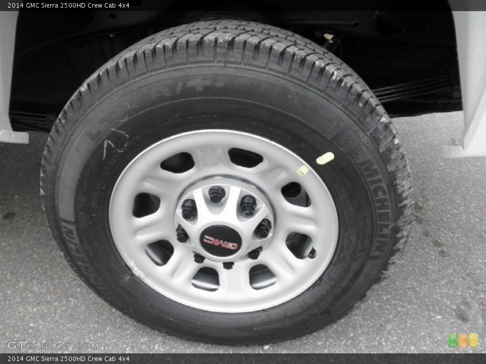 2014 GMC Sierra 2500HD Crew Cab 4x4 Wheel and Tire Photo #84420437