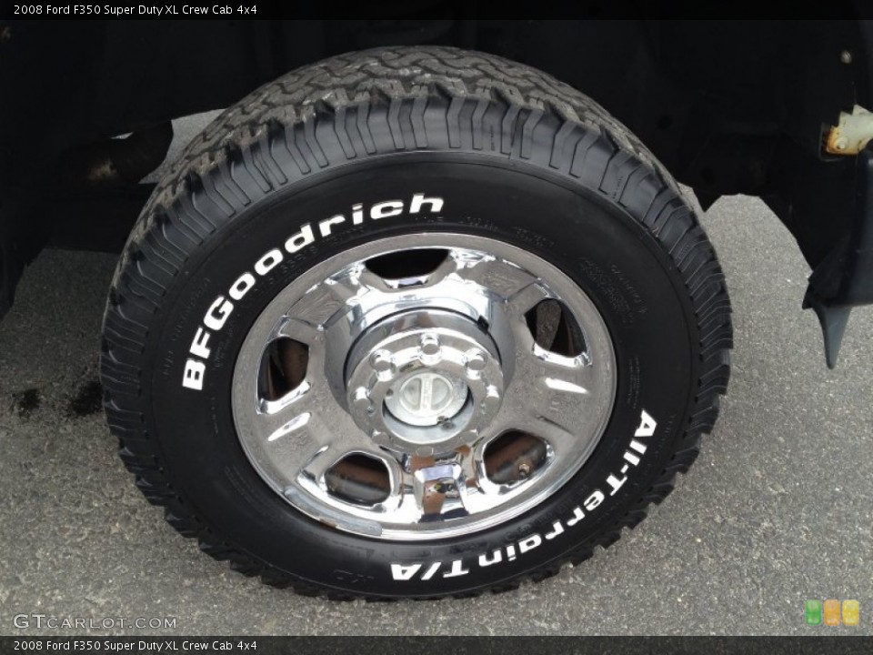 2008 Ford F350 Super Duty XL Crew Cab 4x4 Wheel and Tire Photo #84427062