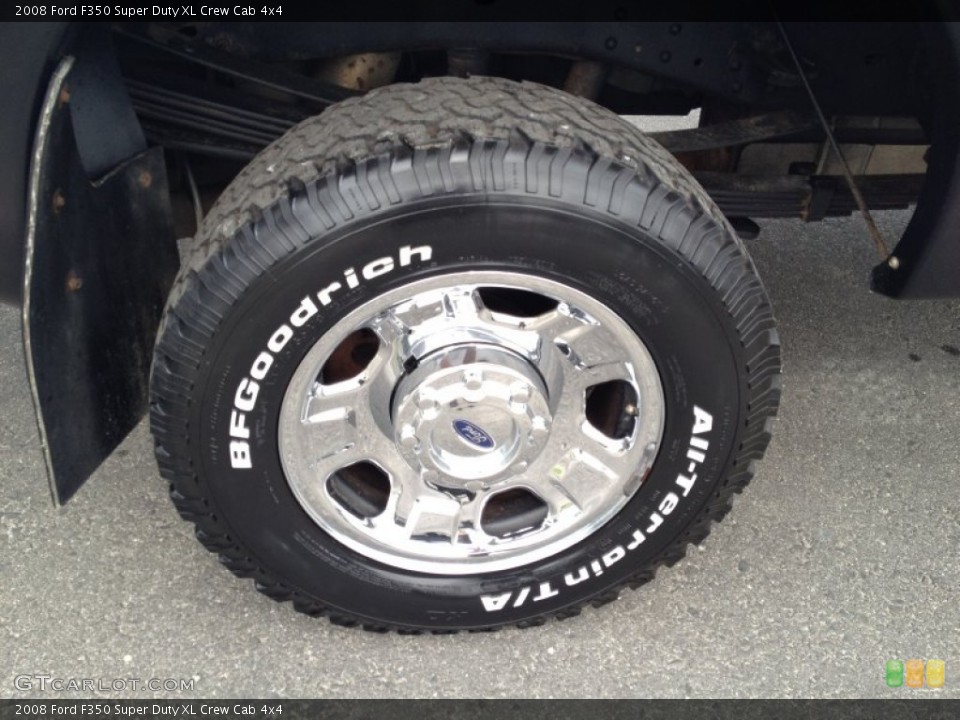 2008 Ford F350 Super Duty XL Crew Cab 4x4 Wheel and Tire Photo #84427148