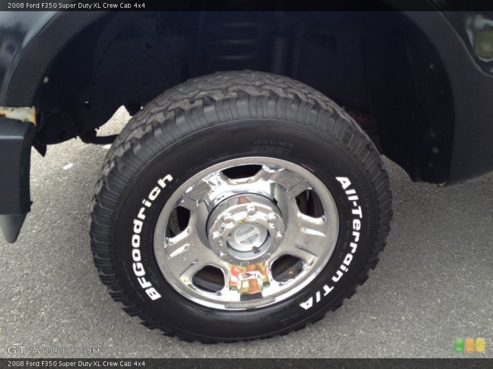 2008 Ford F350 Super Duty XL Crew Cab 4x4 Wheel and Tire Photo #84427424