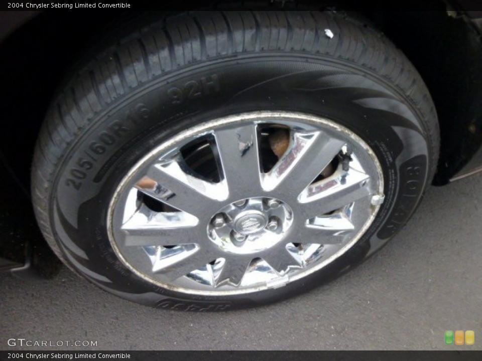 2004 Chrysler Sebring Limited Convertible Wheel and Tire Photo #84430562