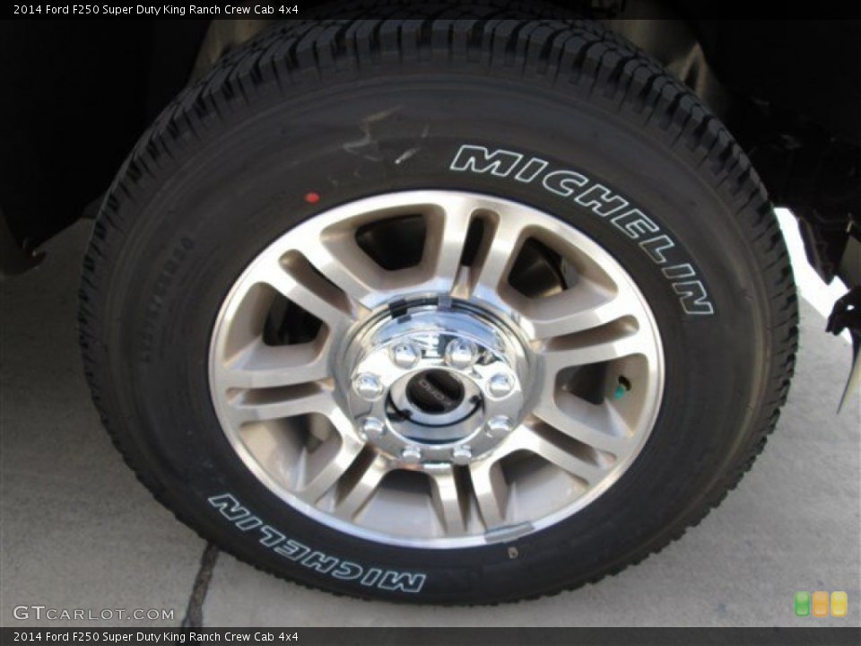 2014 Ford F250 Super Duty King Ranch Crew Cab 4x4 Wheel and Tire Photo #84438221