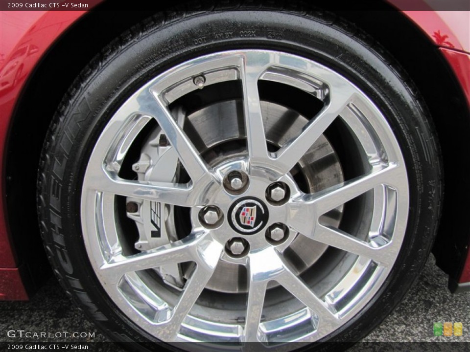 2009 Cadillac CTS -V Sedan Wheel and Tire Photo #84454223