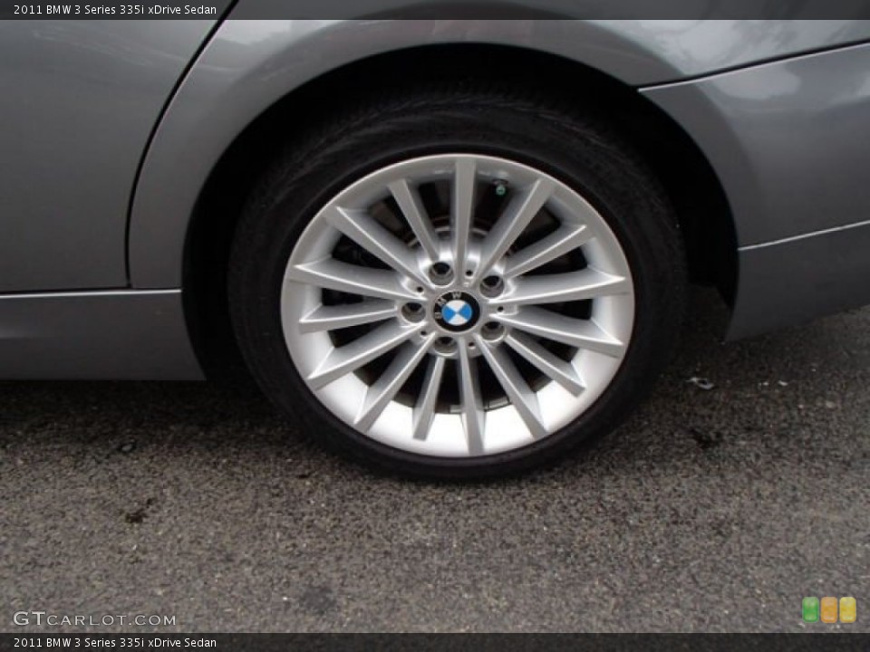 2011 BMW 3 Series 335i xDrive Sedan Wheel and Tire Photo #84454688