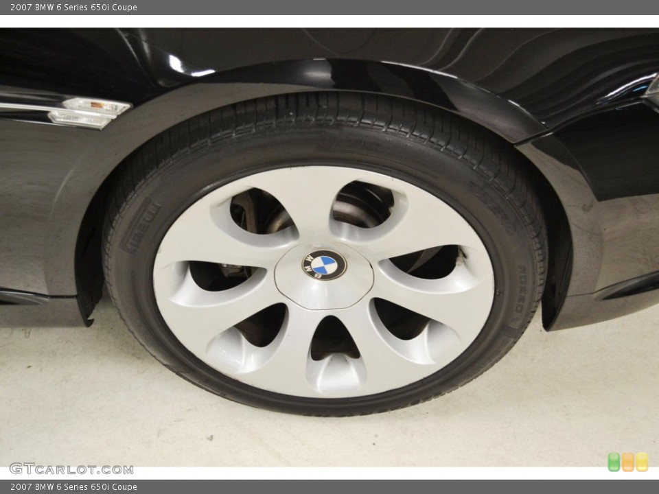 2007 BMW 6 Series 650i Coupe Wheel and Tire Photo #84465263