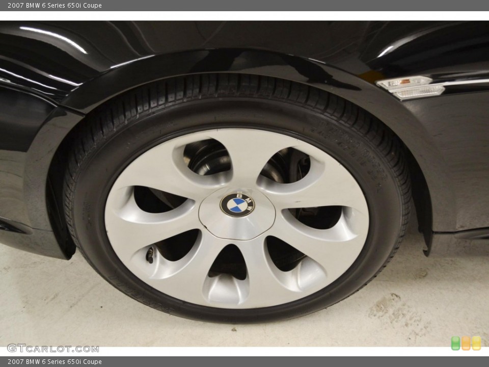 2007 BMW 6 Series 650i Coupe Wheel and Tire Photo #84465467