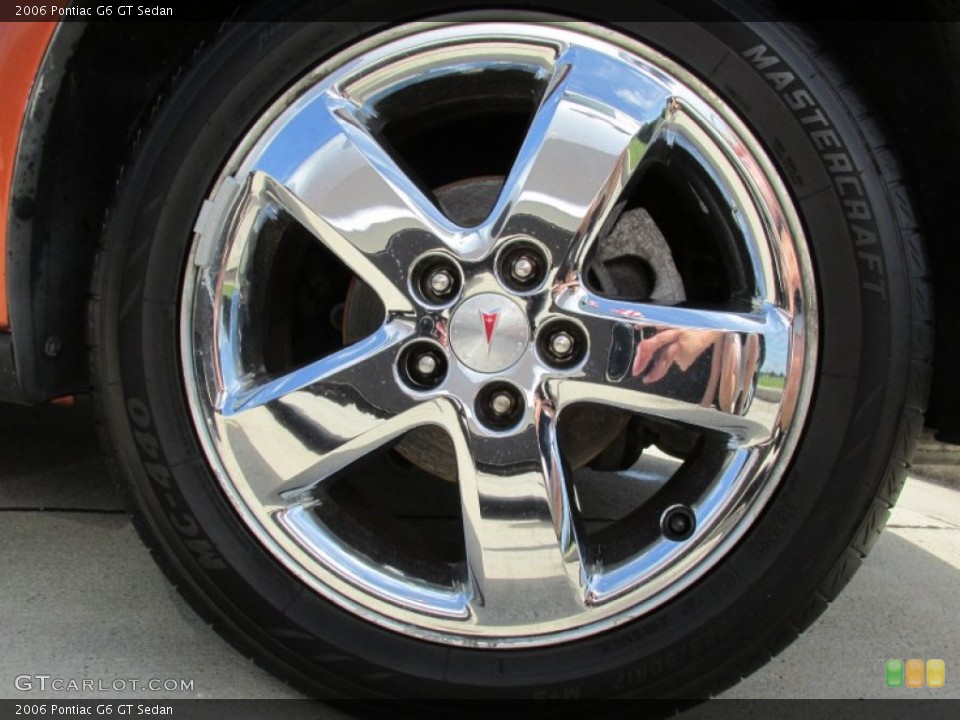 2006 Pontiac G6 GT Sedan Wheel and Tire Photo #84468266