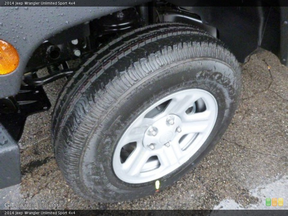 2014 Jeep Wrangler Unlimited Sport 4x4 Wheel and Tire Photo #84472076