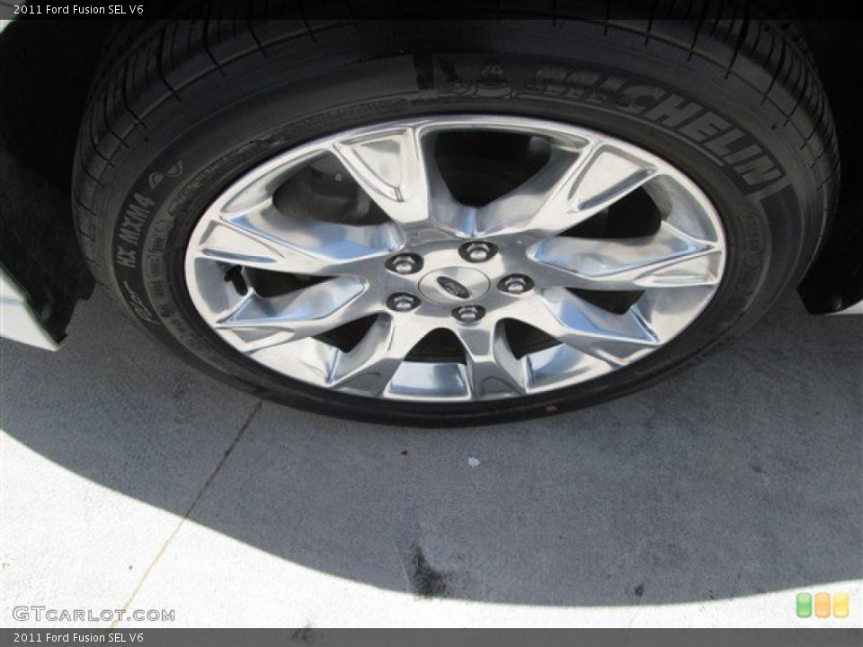 2011 Ford Fusion SEL V6 Wheel and Tire Photo #84474200