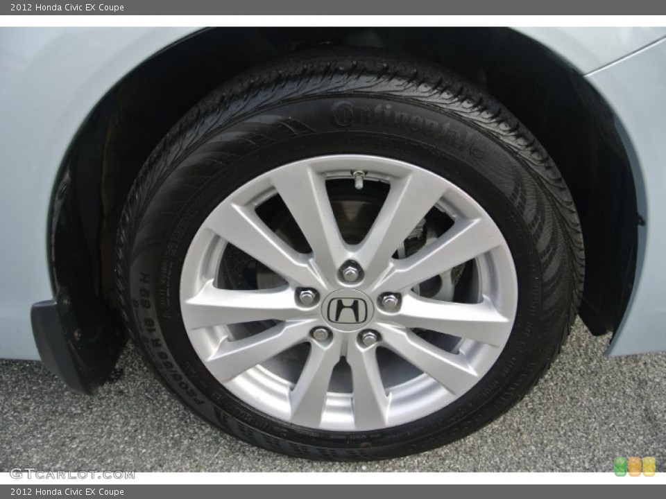 2012 Honda Civic EX Coupe Wheel and Tire Photo #84475697