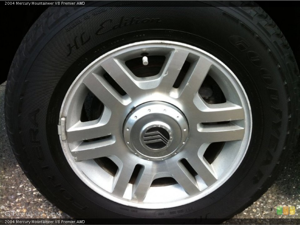2004 Mercury Mountaineer V8 Premier AWD Wheel and Tire Photo #84476465