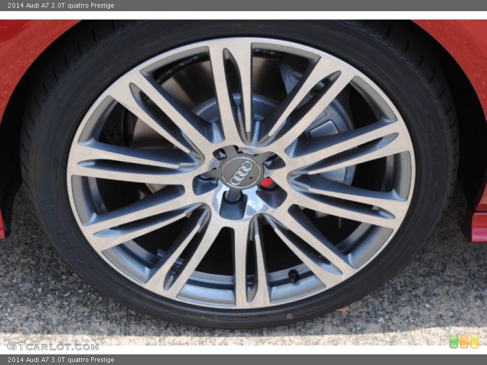 2014 Audi A7 3.0T quattro Prestige Wheel and Tire Photo #84488484