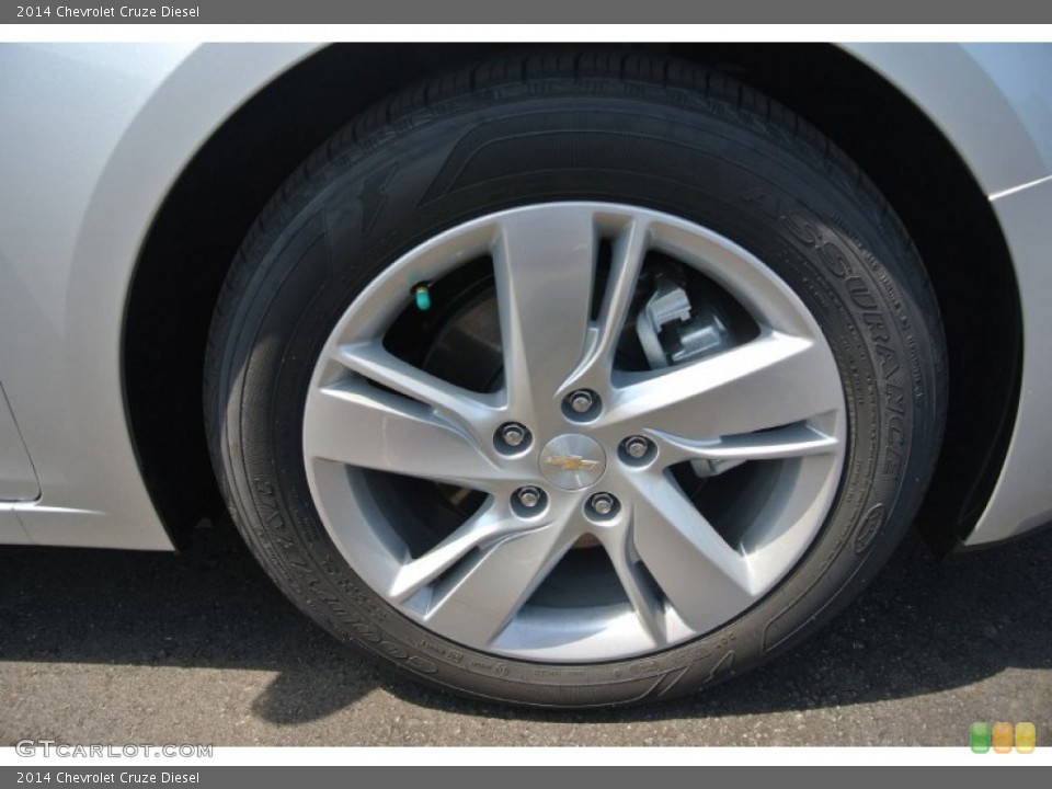 2014 Chevrolet Cruze Diesel Wheel and Tire Photo #84495768