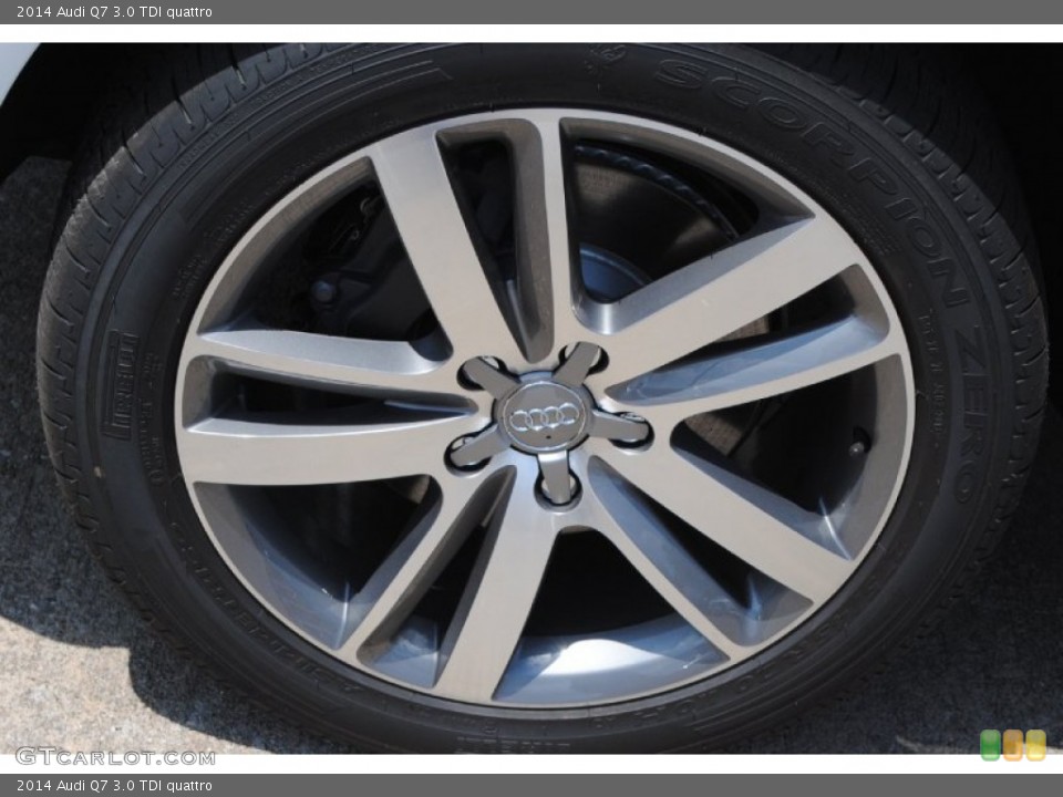 2014 Audi Q7 3.0 TDI quattro Wheel and Tire Photo #84496389
