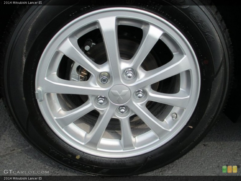 2014 Mitsubishi Lancer ES Wheel and Tire Photo #84498867