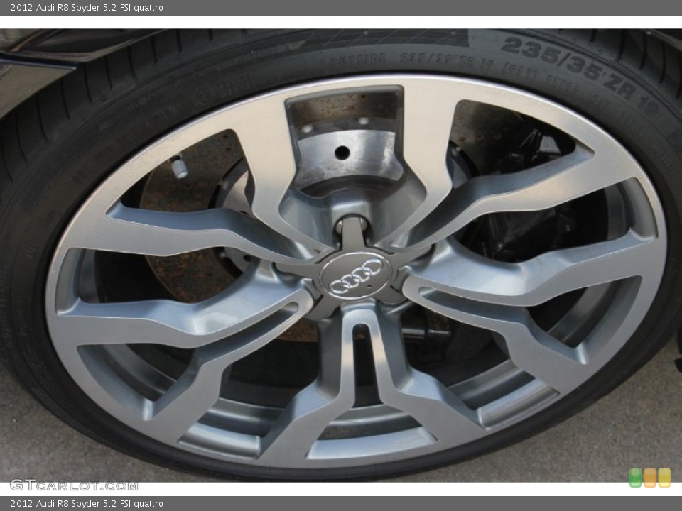 2012 Audi R8 Spyder 5.2 FSI quattro Wheel and Tire Photo #84500388
