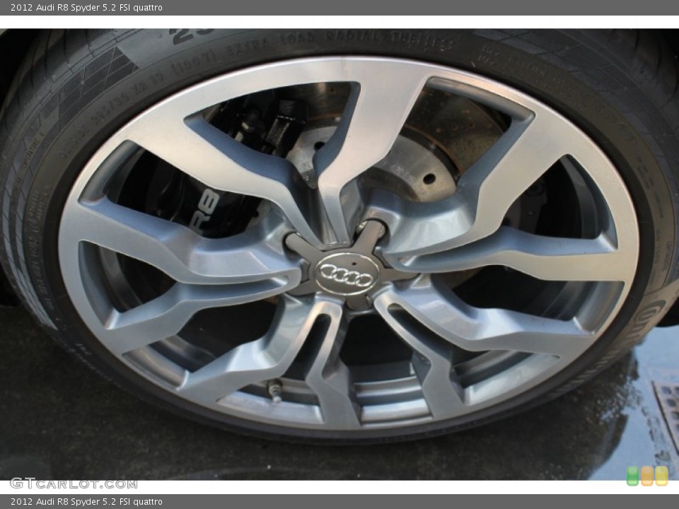 2012 Audi R8 Spyder 5.2 FSI quattro Wheel and Tire Photo #84500436