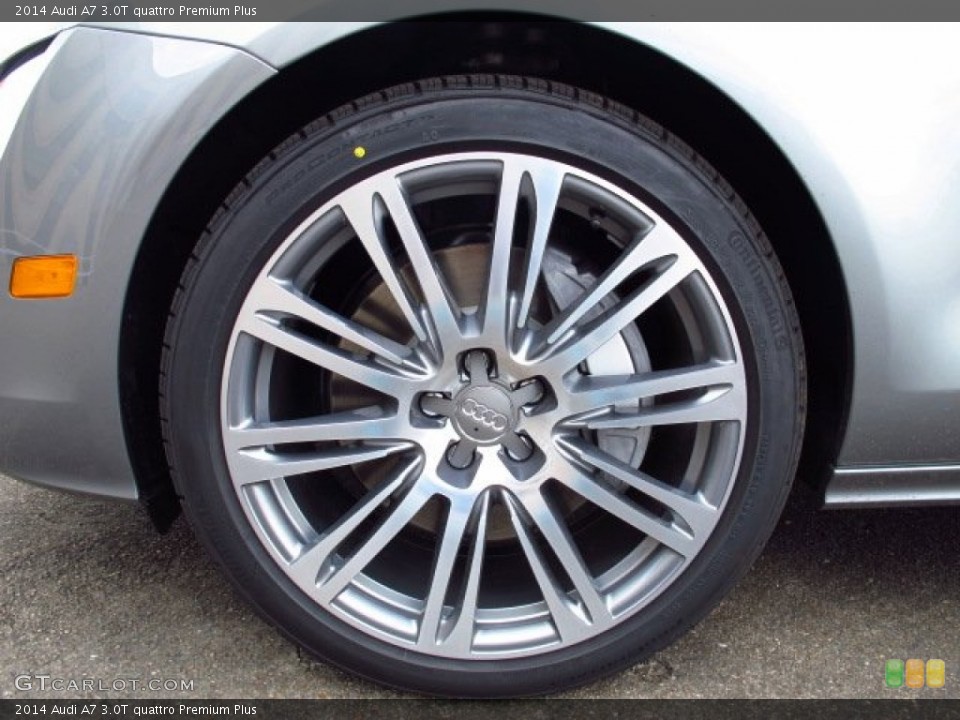 2014 Audi A7 3.0T quattro Premium Plus Wheel and Tire Photo #84504579