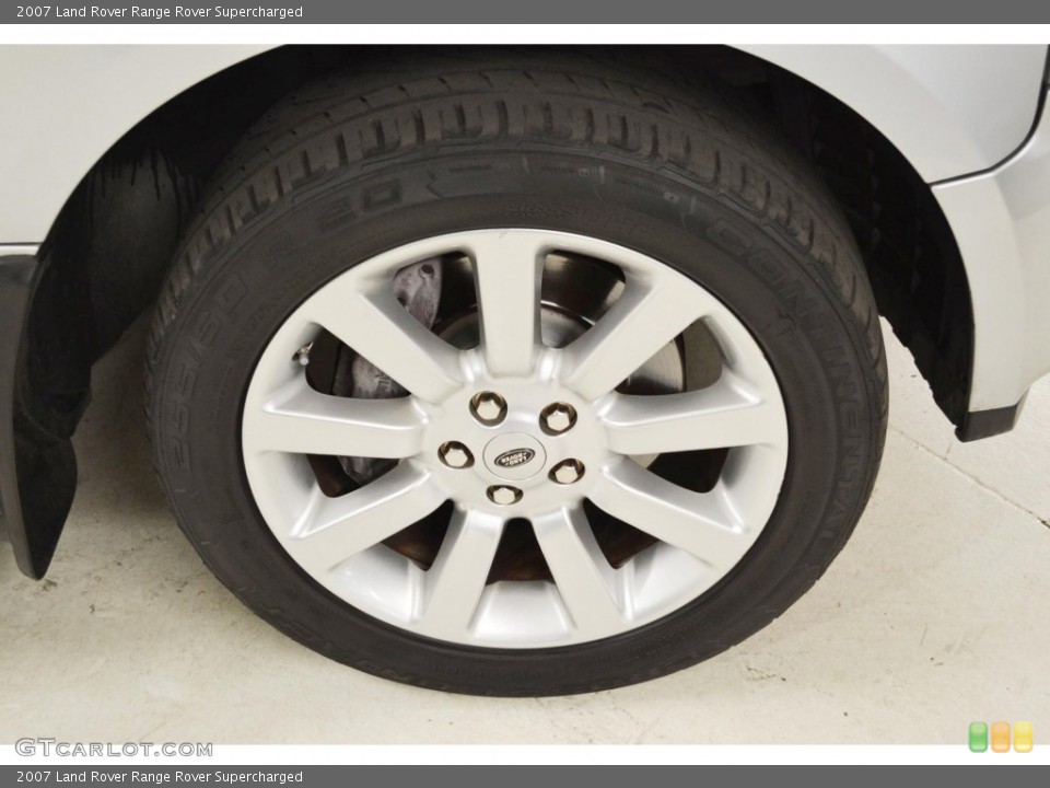 2007 Land Rover Range Rover Supercharged Wheel and Tire Photo #84504843