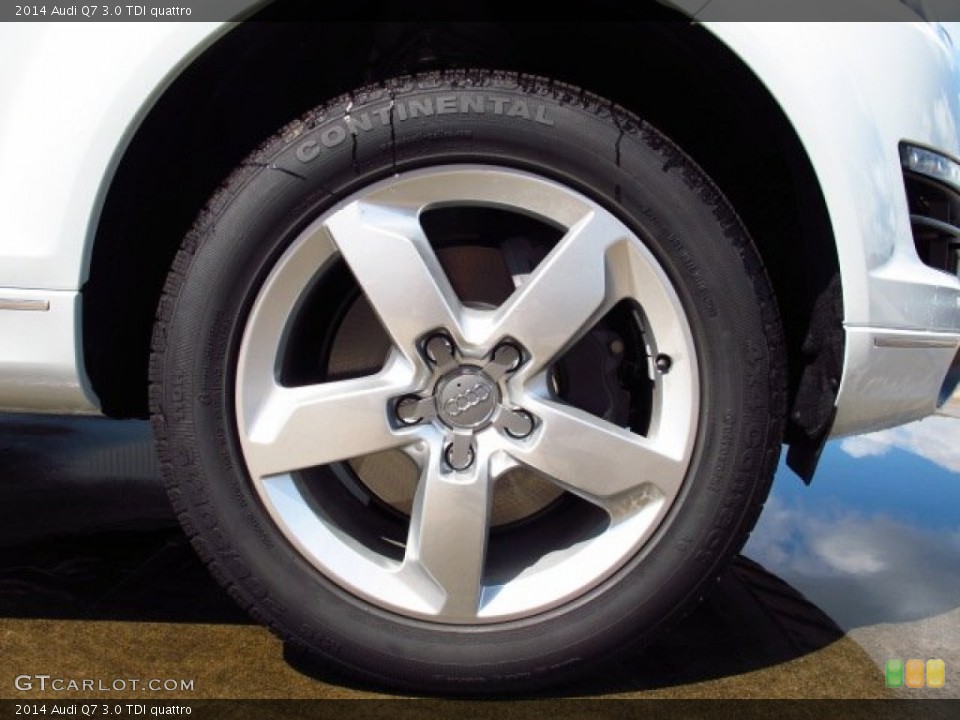 2014 Audi Q7 3.0 TDI quattro Wheel and Tire Photo #84506334