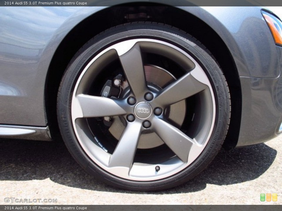 2014 Audi S5 3.0T Premium Plus quattro Coupe Wheel and Tire Photo #84508698