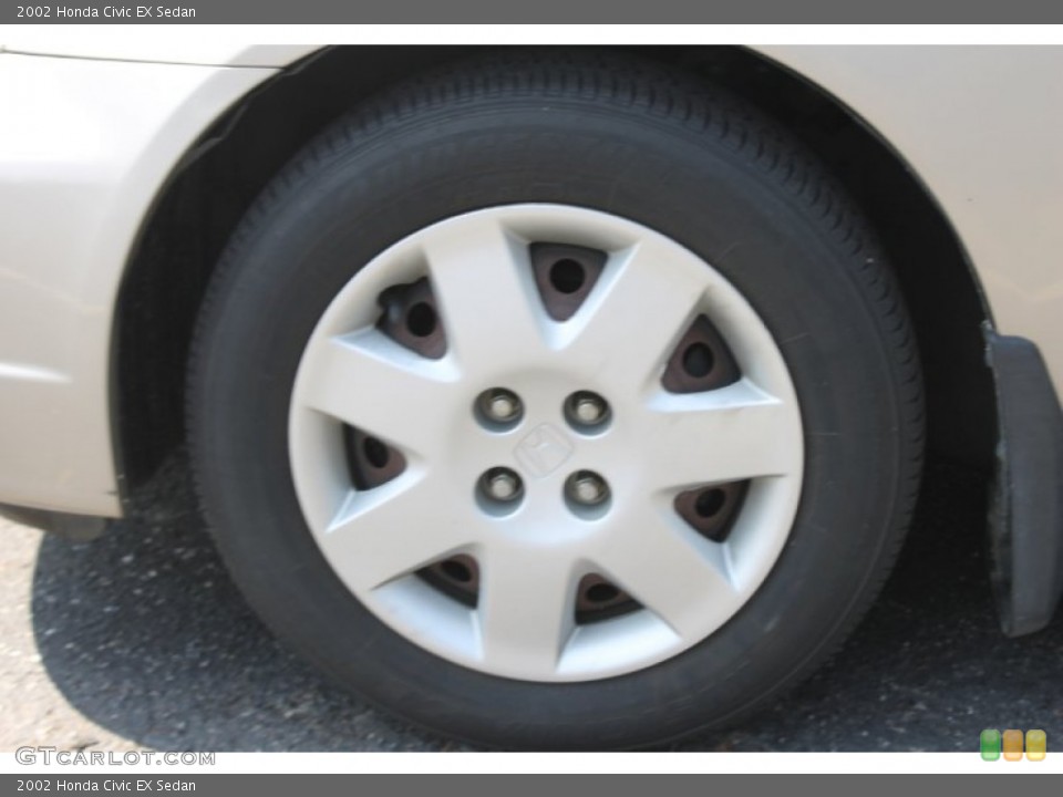 2002 Honda Civic EX Sedan Wheel and Tire Photo #84513003