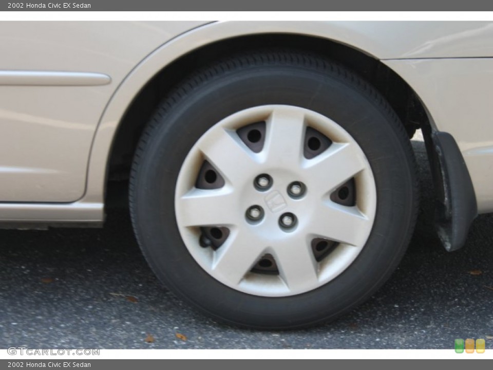 2002 Honda Civic EX Sedan Wheel and Tire Photo #84513039