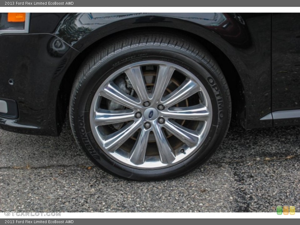 2013 Ford Flex Limited EcoBoost AWD Wheel and Tire Photo #84515634