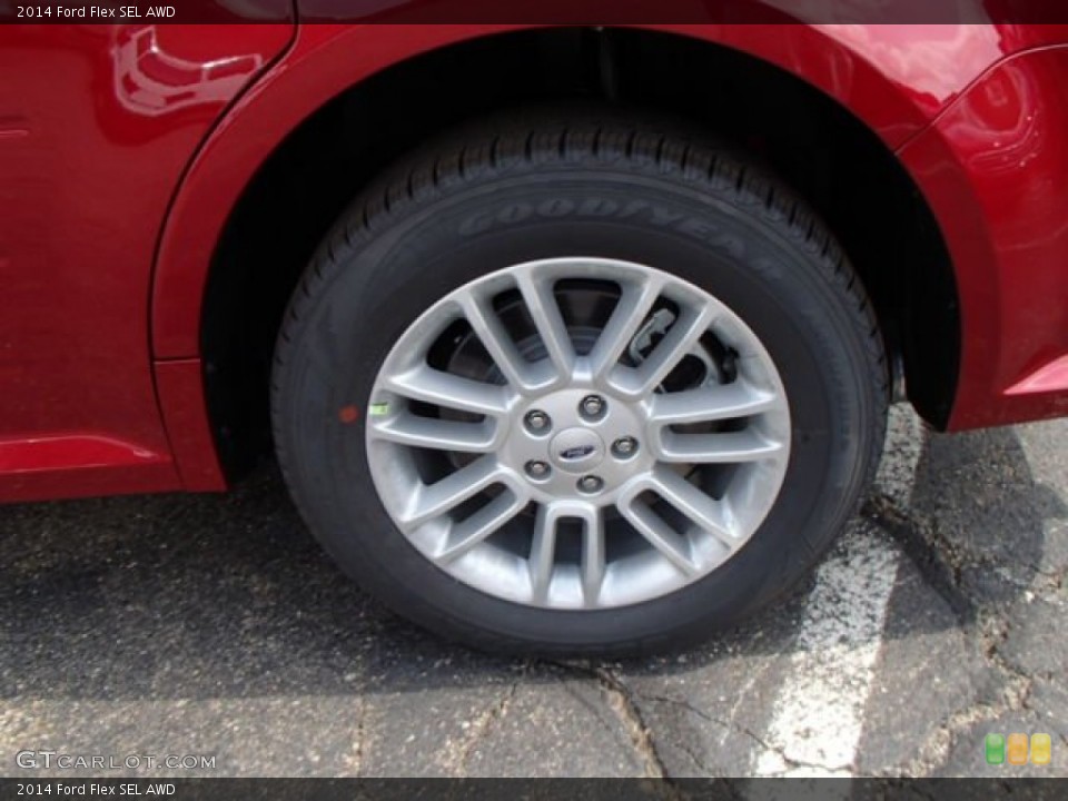 2014 Ford Flex SEL AWD Wheel and Tire Photo #84531919