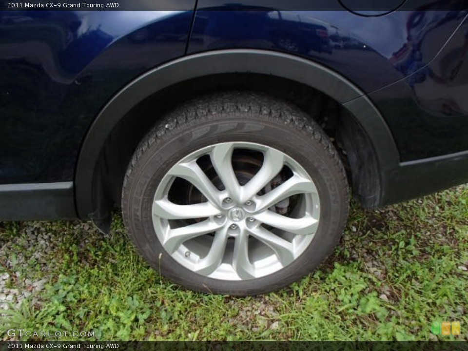 2011 Mazda CX-9 Grand Touring AWD Wheel and Tire Photo #84537781