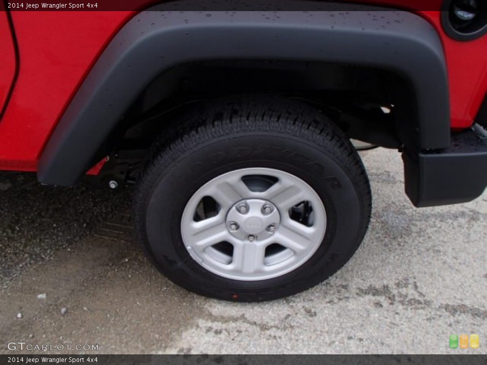 2014 Jeep Wrangler Sport 4x4 Wheel and Tire Photo #84539980