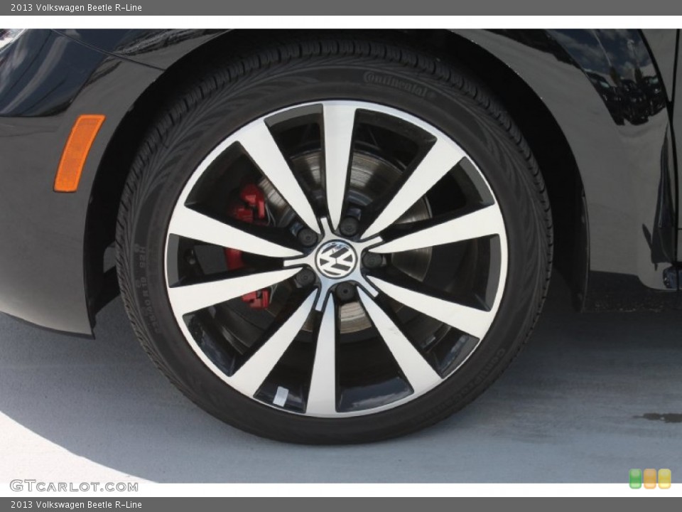2013 Volkswagen Beetle R-Line Wheel and Tire Photo #84540490