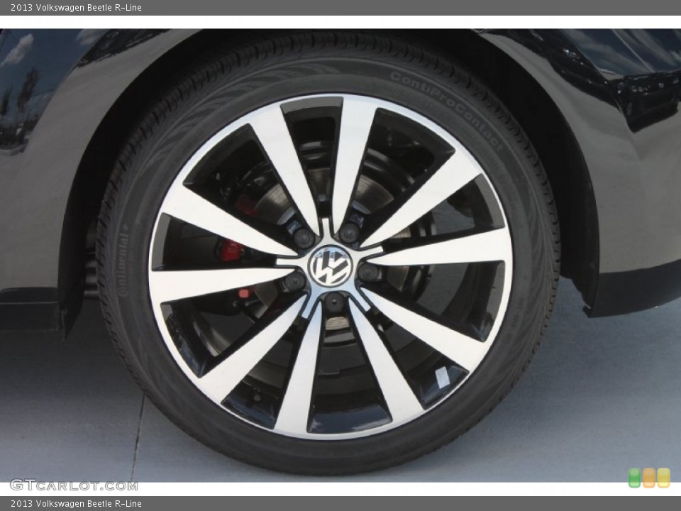 2013 Volkswagen Beetle R-Line Wheel and Tire Photo #84540535