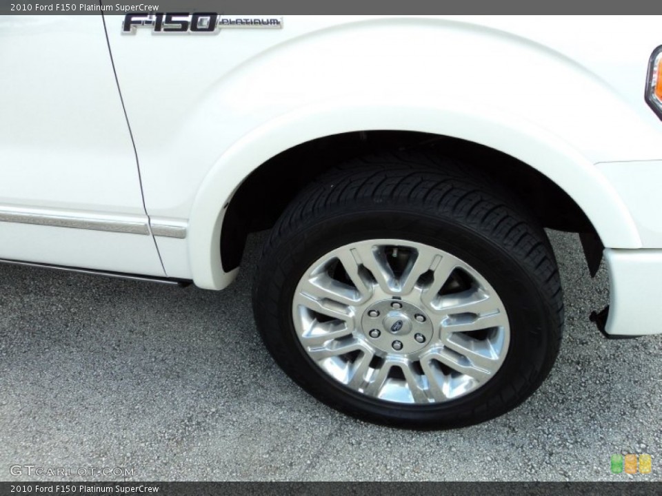 2010 Ford F150 Platinum SuperCrew Wheel and Tire Photo #84550600