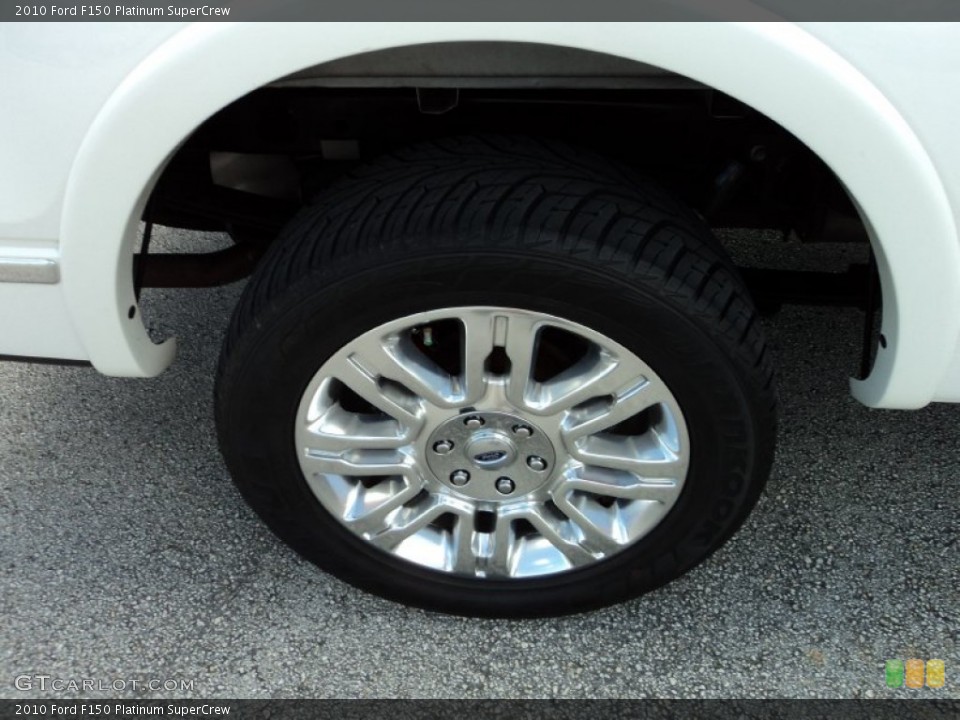 2010 Ford F150 Platinum SuperCrew Wheel and Tire Photo #84550627