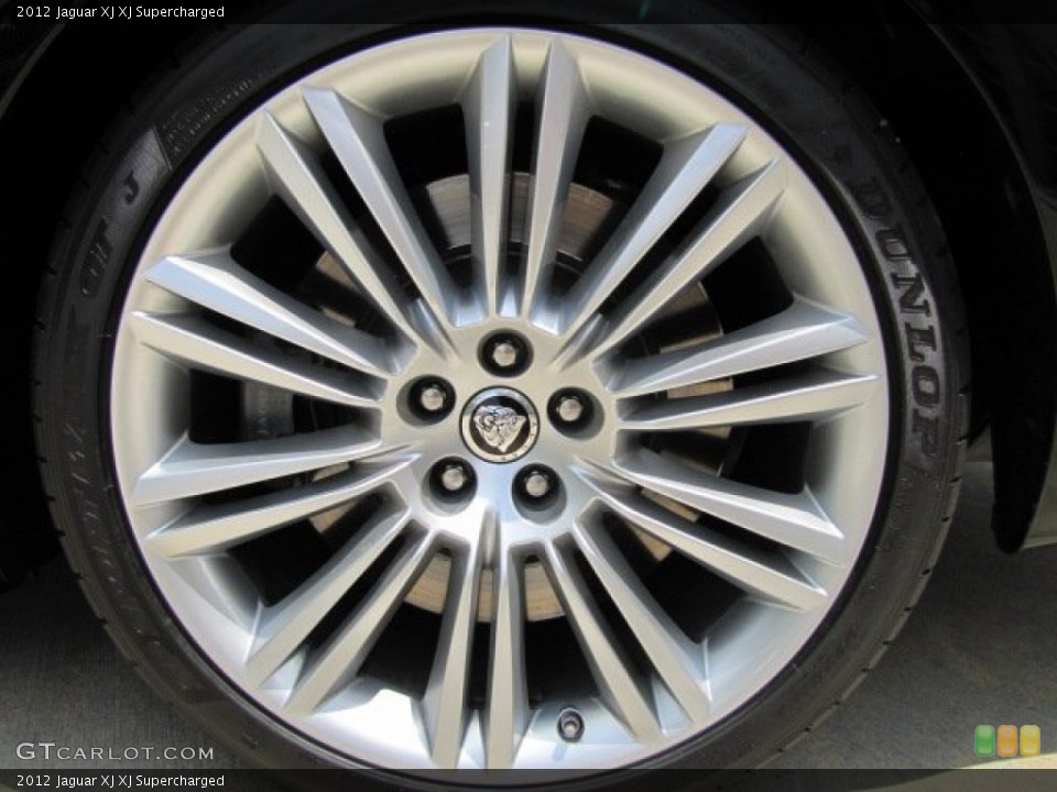 2012 Jaguar XJ XJ Supercharged Wheel and Tire Photo #84559936