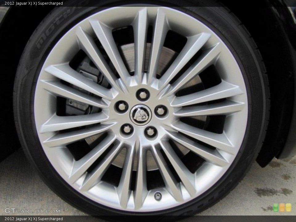 2012 Jaguar XJ XJ Supercharged Wheel and Tire Photo #84559966