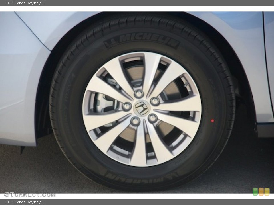 2014 Honda Odyssey EX Wheel and Tire Photo #84574849