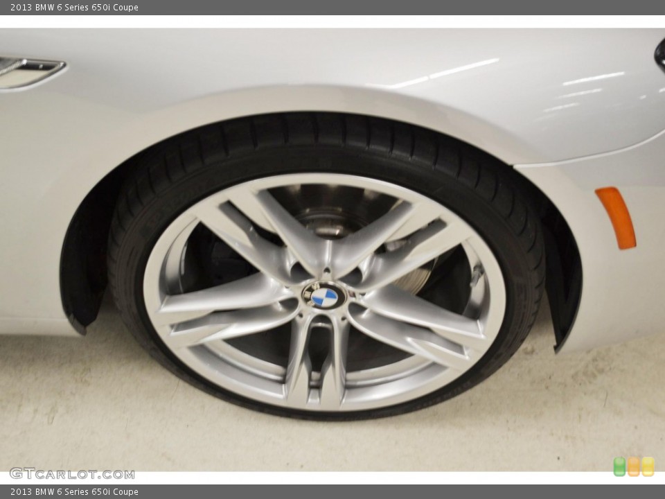 2013 BMW 6 Series 650i Coupe Wheel and Tire Photo #84585478