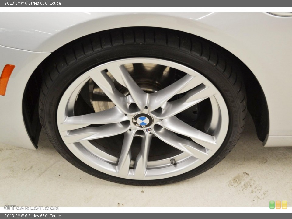 2013 BMW 6 Series 650i Coupe Wheel and Tire Photo #84585697