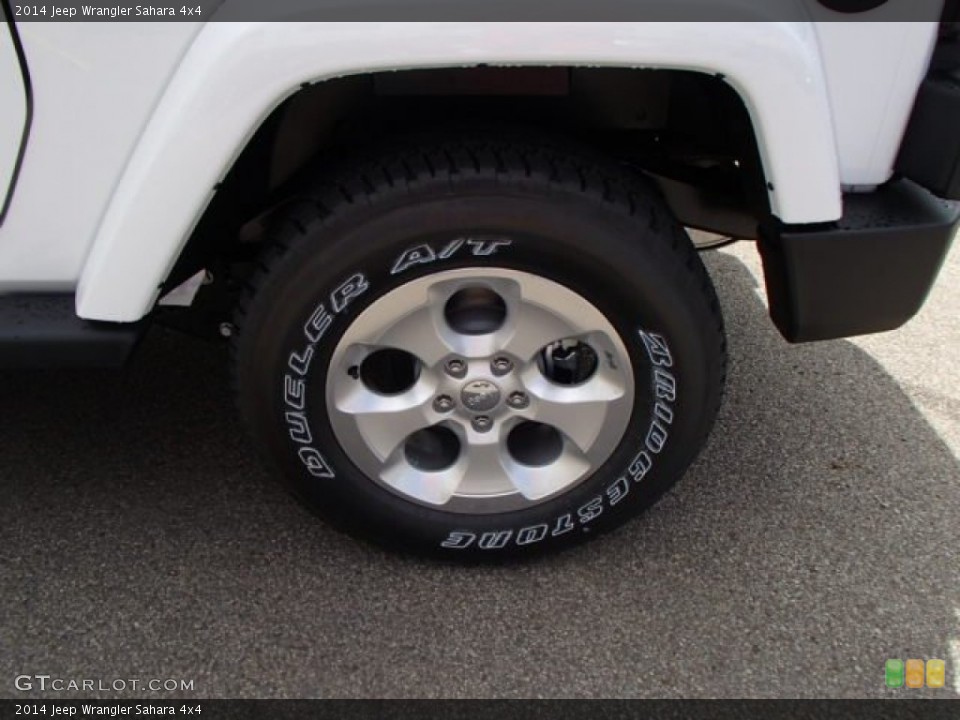 2014 Jeep Wrangler Sahara 4x4 Wheel and Tire Photo #84586027