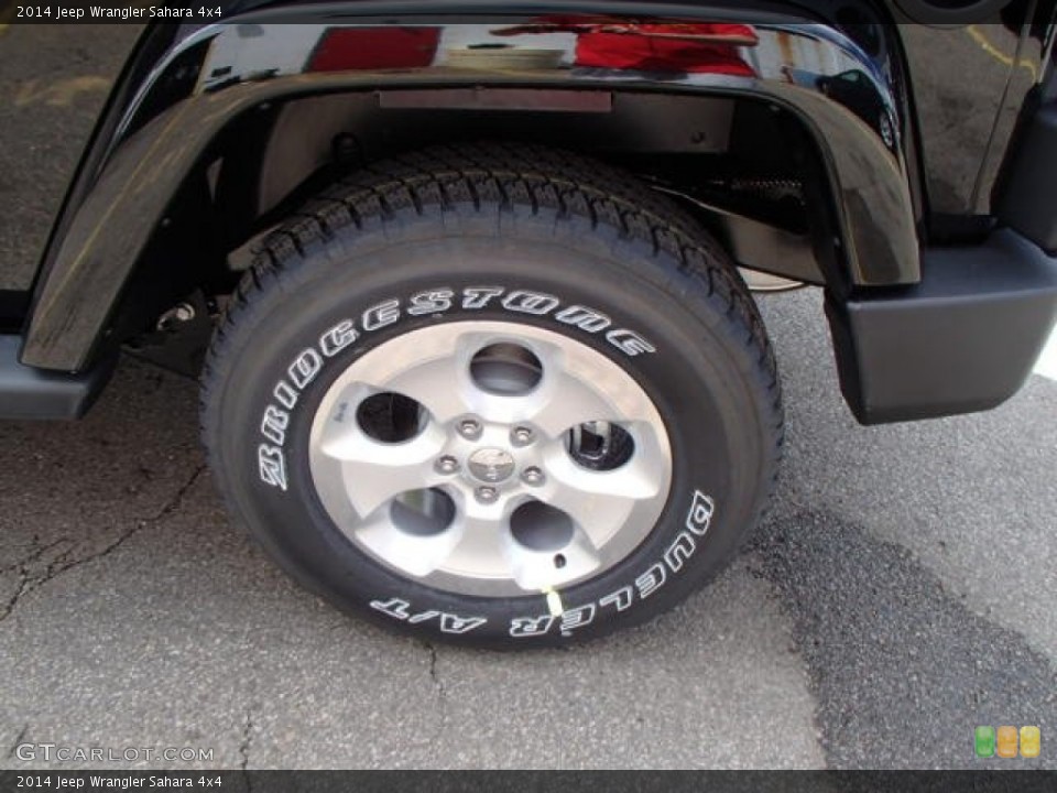 2014 Jeep Wrangler Sahara 4x4 Wheel and Tire Photo #84586870