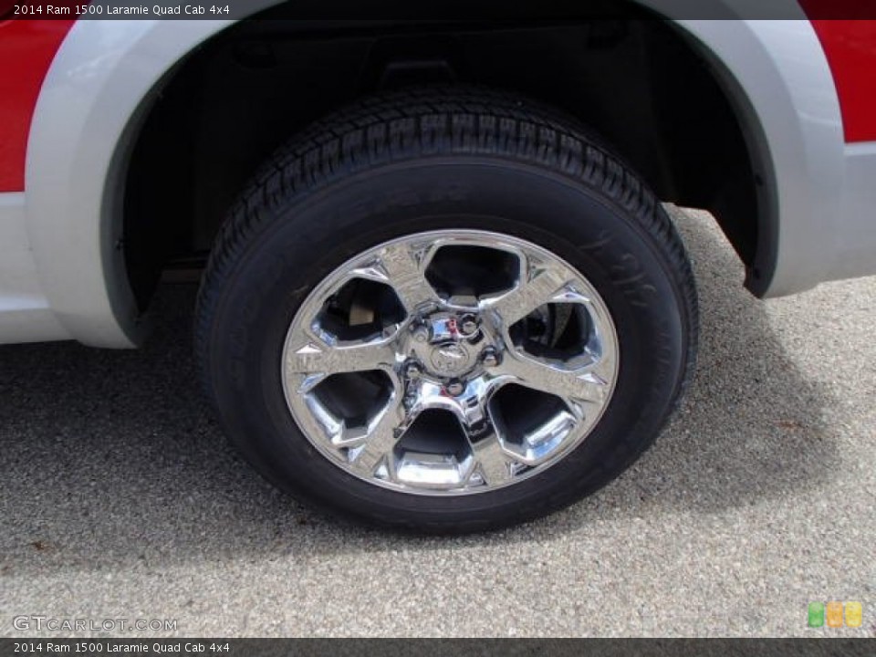 2014 Ram 1500 Laramie Quad Cab 4x4 Wheel and Tire Photo #84589645