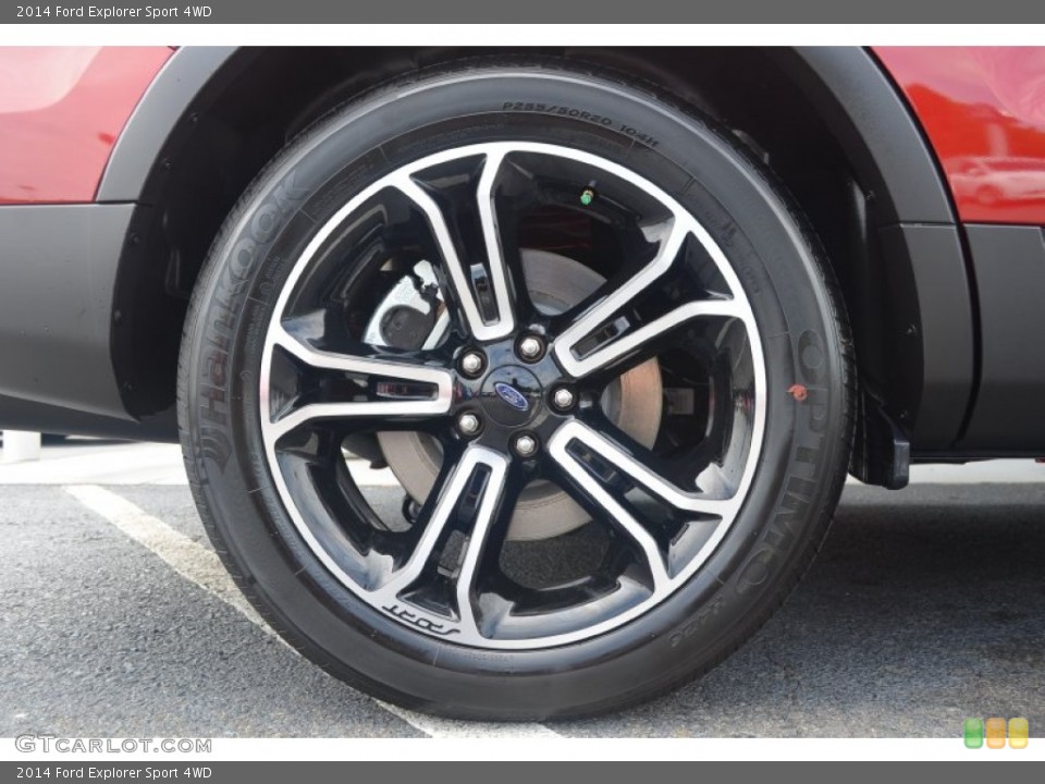 2014 Ford Explorer Sport 4WD Wheel and Tire Photo #84592387