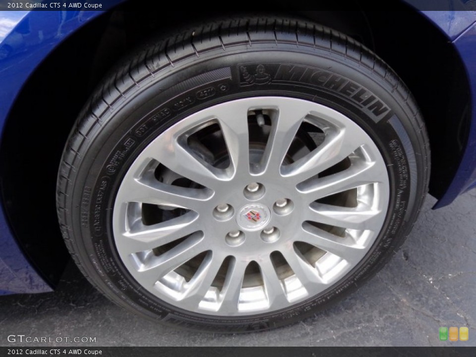 2012 Cadillac CTS 4 AWD Coupe Wheel and Tire Photo #84596518